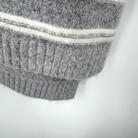 Soft Surroundings Margulies Sweater Zip Back Tunic Sweater Woman’s size XL gray - Picture 3 of 10